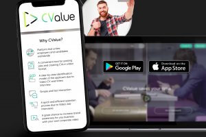 CValue website and mobile app portfolio image